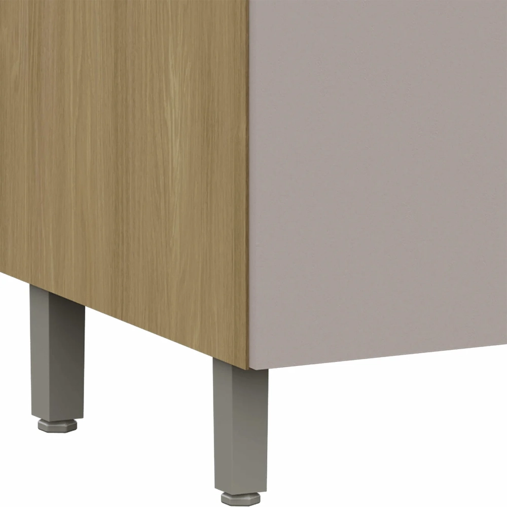 Balcão de Cozinha Para Pia 120cm Mirella Freijó/Cinammon L01 - Mpozenato