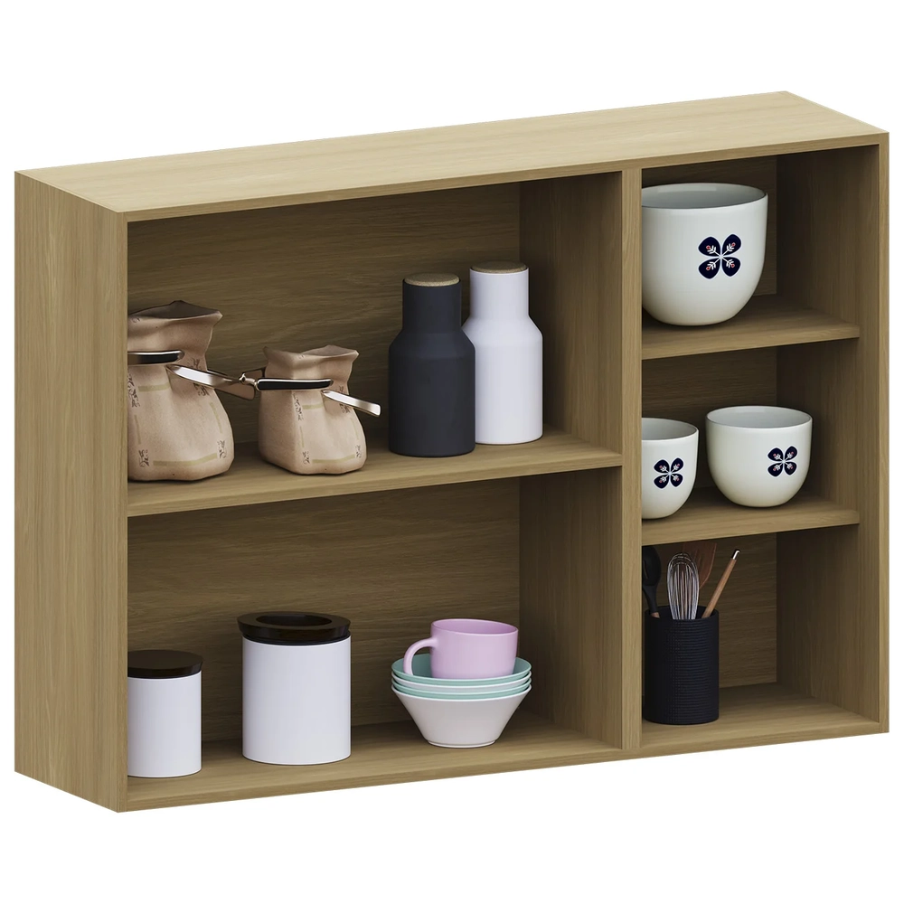 Armário de Cozinha Aéreo 120cm 3 Portas Mirella Freijó L01 - Mpozenato