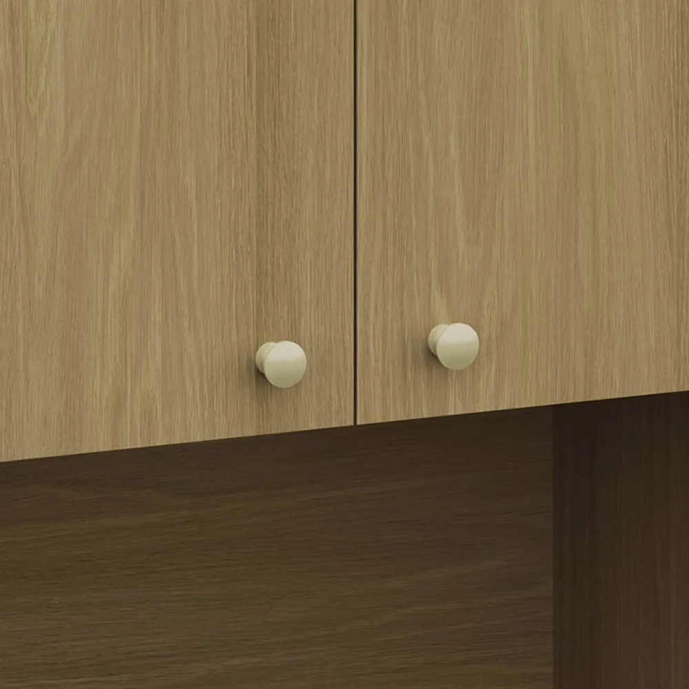 Armário de Cozinha 60cm Com Nicho Micro-ondas Mirella Freijó L01 - Mpozenato