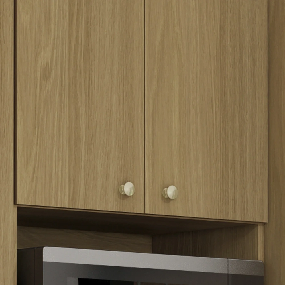 Armário Cozinha 7 Peças CP02 Com Pia Mirella Freijó/Cinammon L01 - Mpozenato