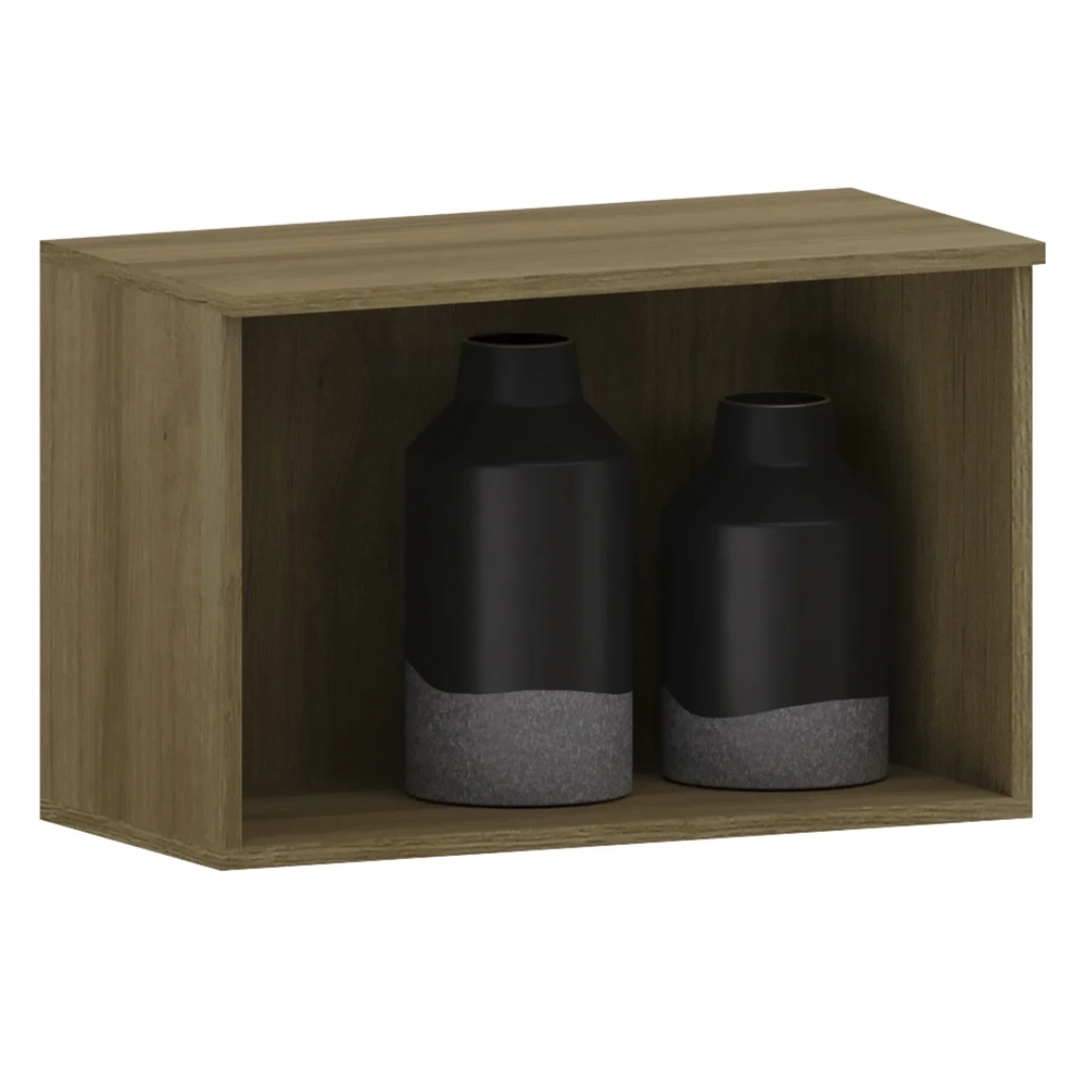 Armário de Cozinha 60cm Com 1 Porta Nádia Mocca/Avelã L01 - Mpozenato