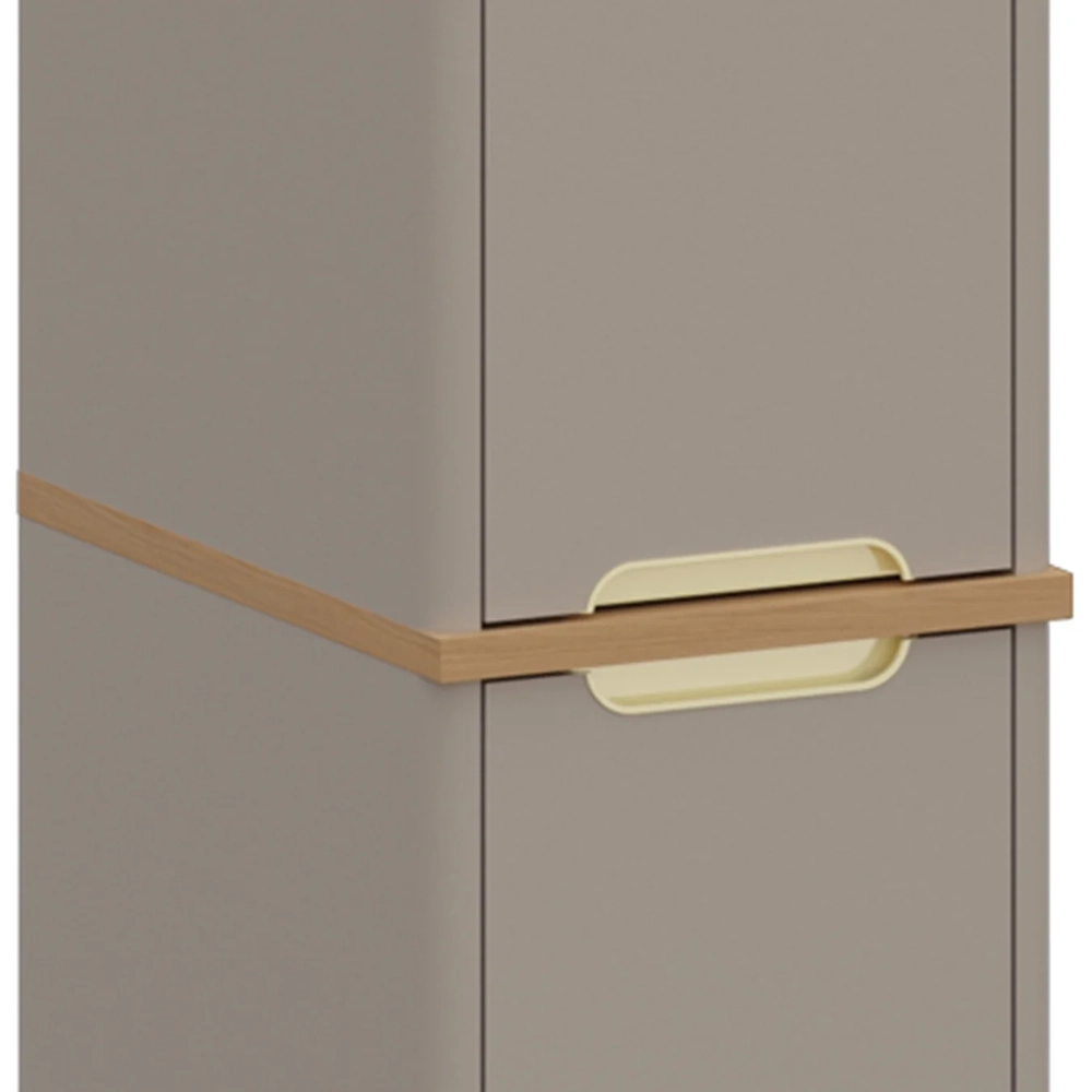 Paneleiro Armário de Cozinha 40cm 2 Portas Marina Cinammon L01 - Mpozenato