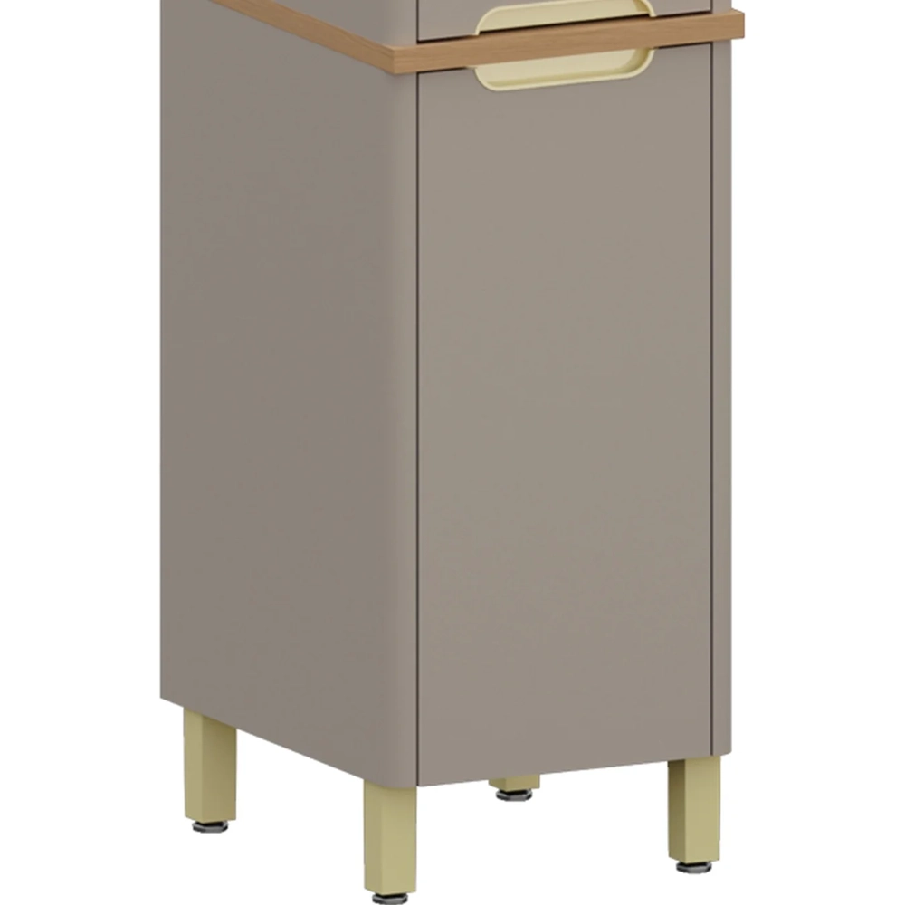 Paneleiro Armário de Cozinha 40cm 2 Portas Marina Cinammon L01 - Mpozenato