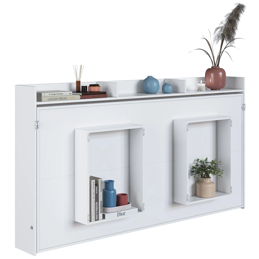 Cama Solteiro Infantil Articulação Horizontal Isis Branco A05 - Mpozenato 