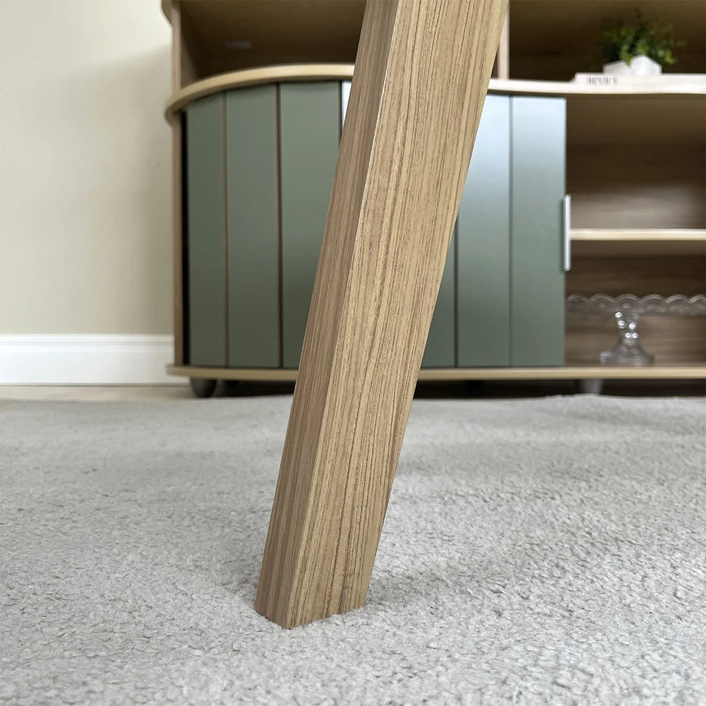 Mesa de Centro Orgânica 90cm Para Sala Cassia Menta A09     - Mpozenato