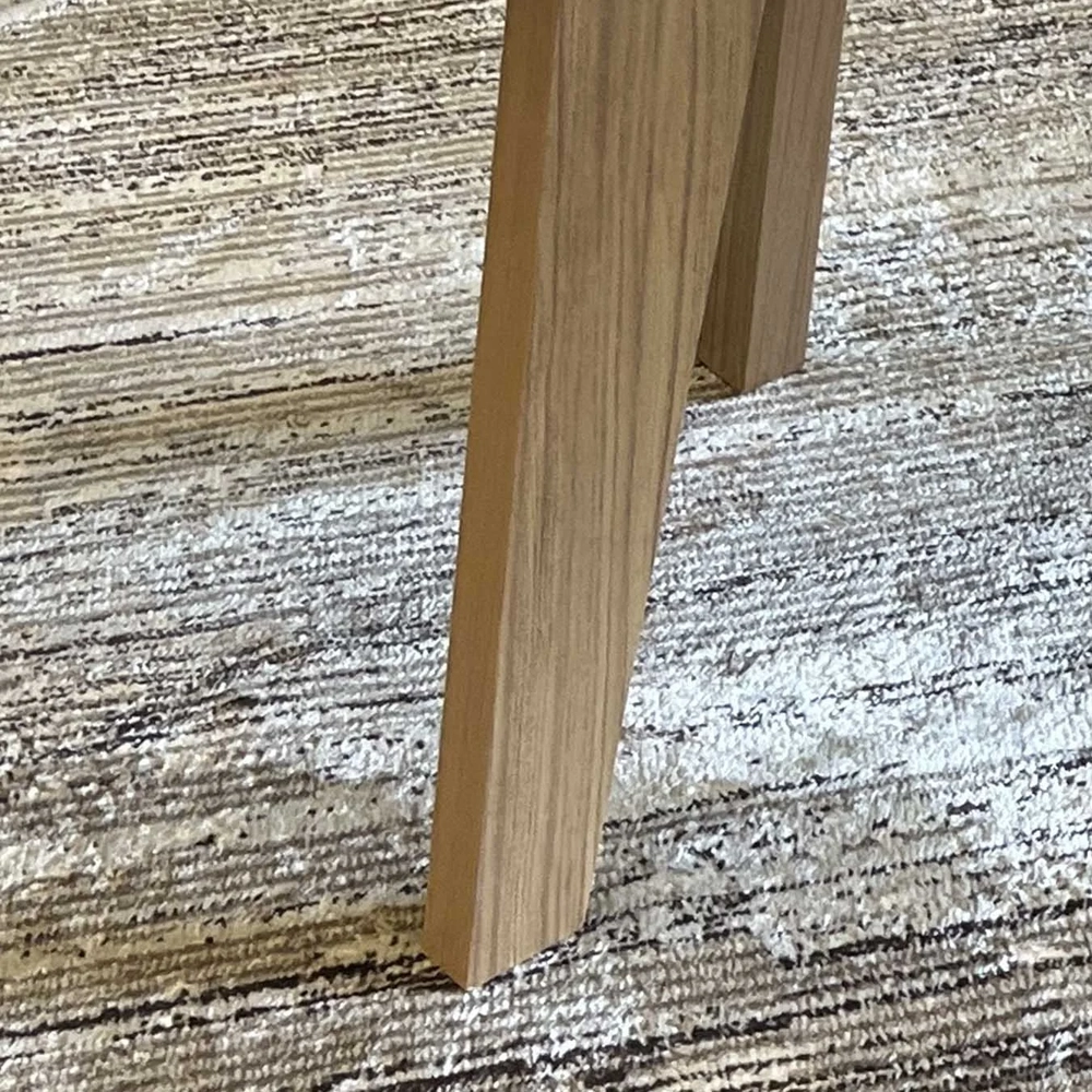 Mesa de Centro Orgânica 90cm Para Sala Cassia Off White A09 - Mpozenato