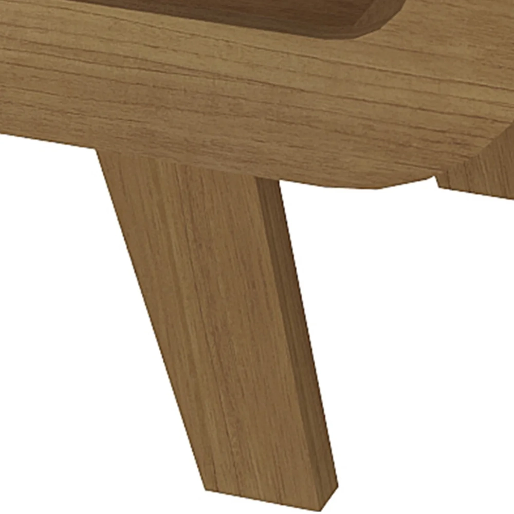 Mesa de Canto Lateral 55cm Para Quarto Nora Off/Pinho A09   - Mpozenato