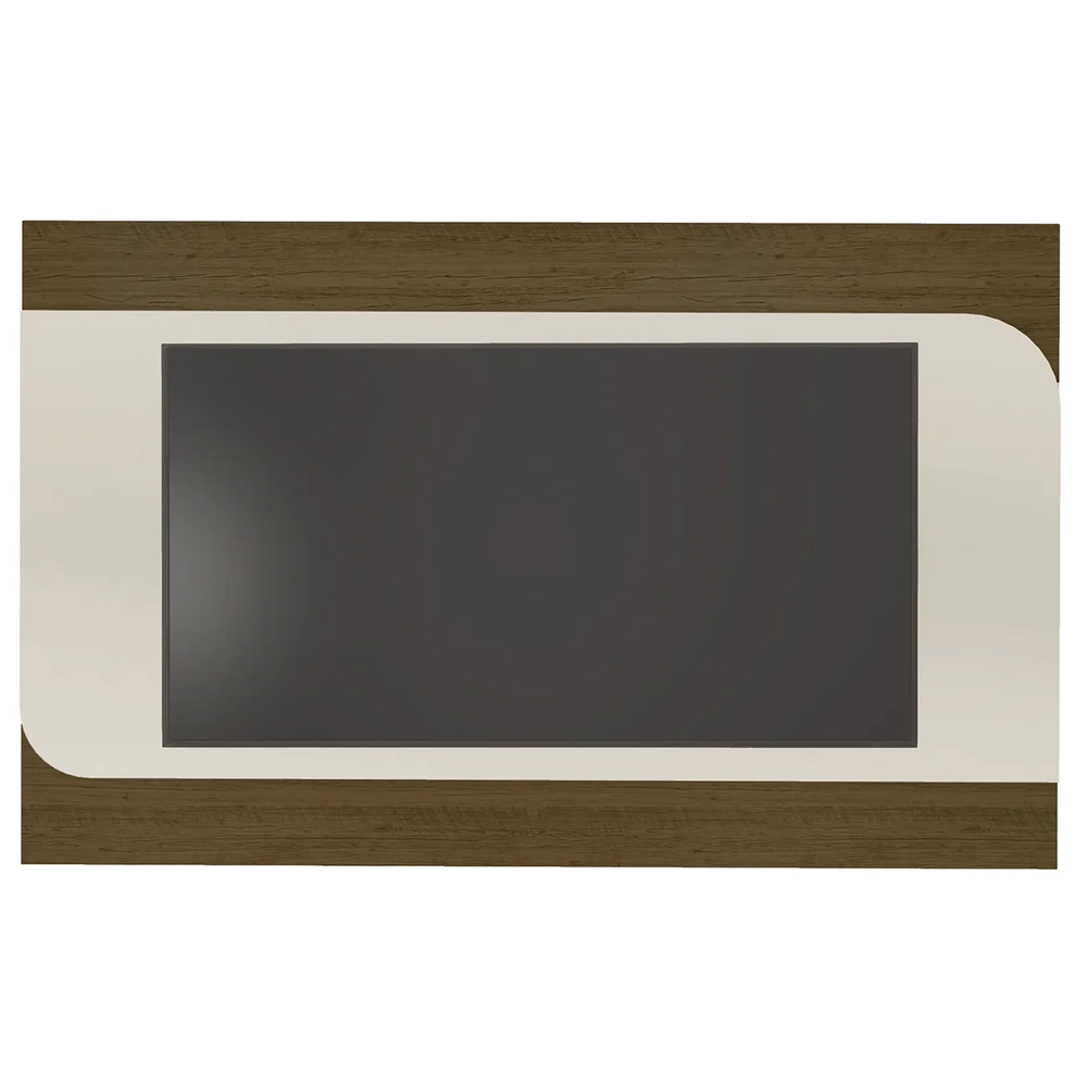 Painel Tv 86 Pol 220cm Suspenso Reno Pinho/Off White A09   - Mpozenato 
