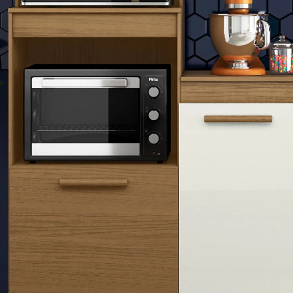 Armário de Cozinha Compacta com Tampo Melian Atacama/Off A15 - Mpozenato 