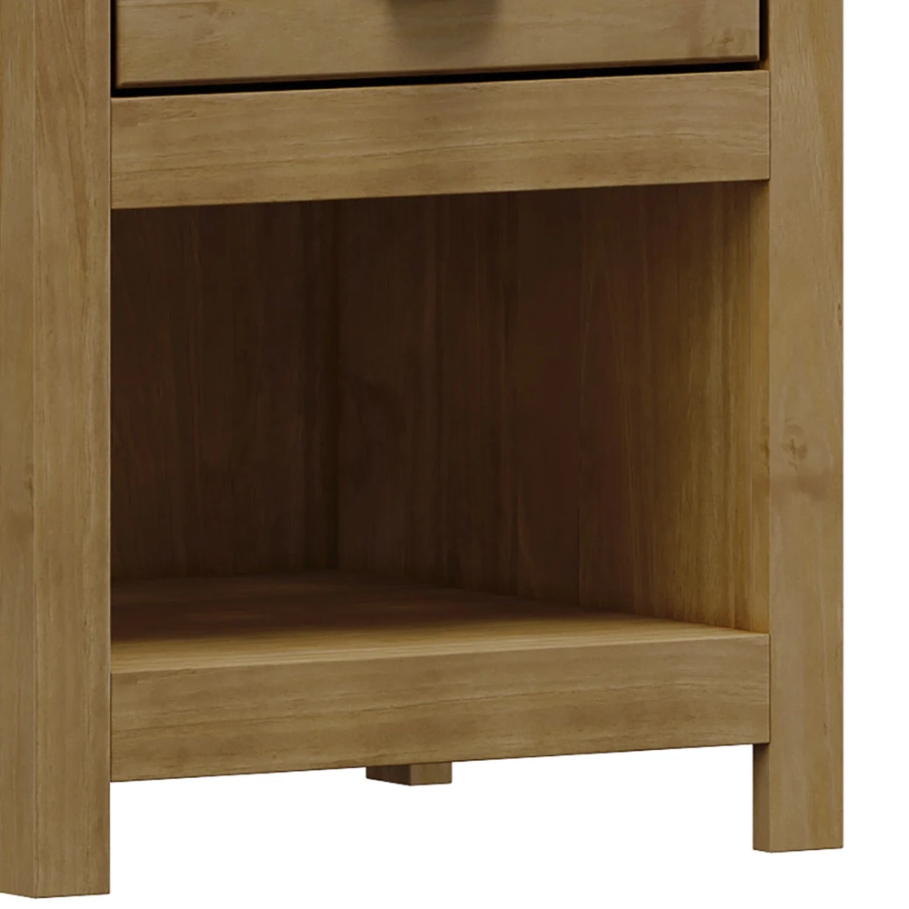 Mesa de Cabeceira Para Quarto 1 Gaveta Lázio Freijó F07     - Mpozenato