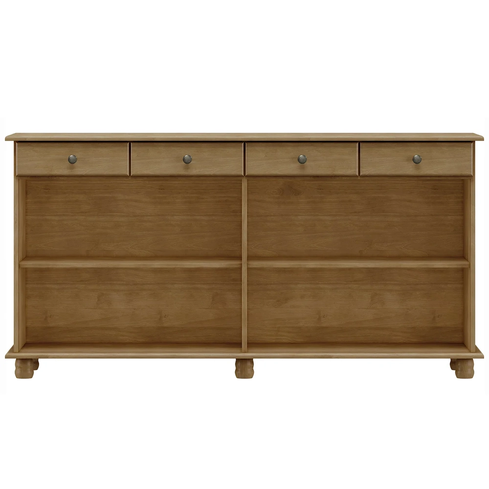 Balcão Buffet Sala de Jantar 169cm 4 Portas 4 Gavetas Rubia F07 - Mpozenato