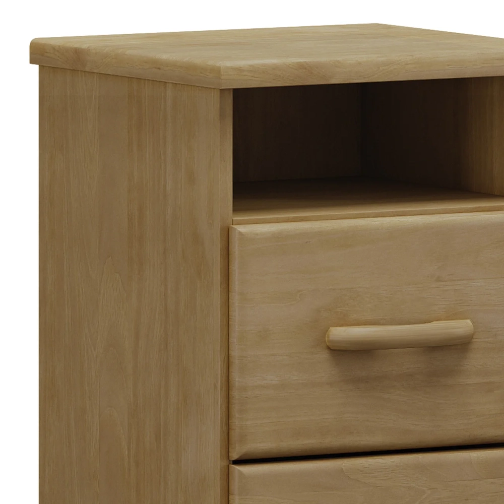 Mesa Cabeceira 44cm Para Quarto 2 Gavetas Eduarda Freijó F07 - Mpozenato