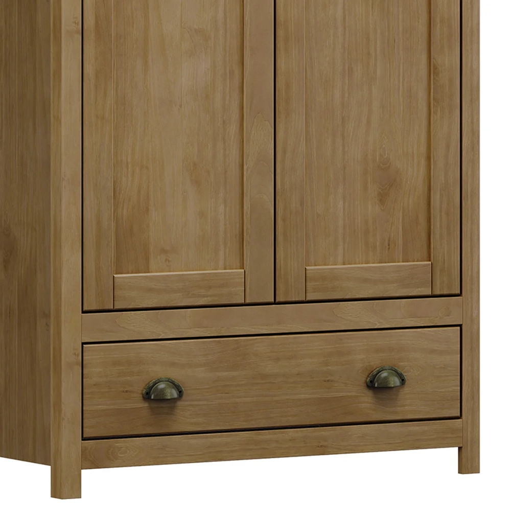 Guarda Roupa Solteiro 91cm 2 Portas 1 Gaveta Lázio Freijó F07 - Mpozenato