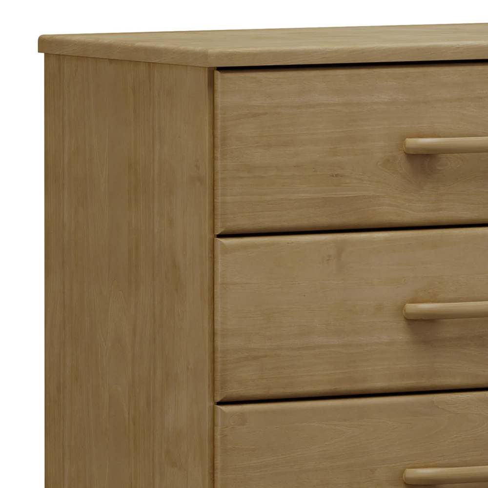 Cômoda Para Quarto 85cm 4 Gavetas Pé Madeira Eduarda Freijó F07 - Mpozenato