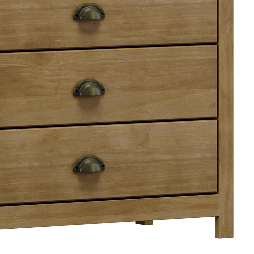 Cômoda Para Quarto 80cm Com 4 Gavetas Lázio Freijó F07      - Mpozenato