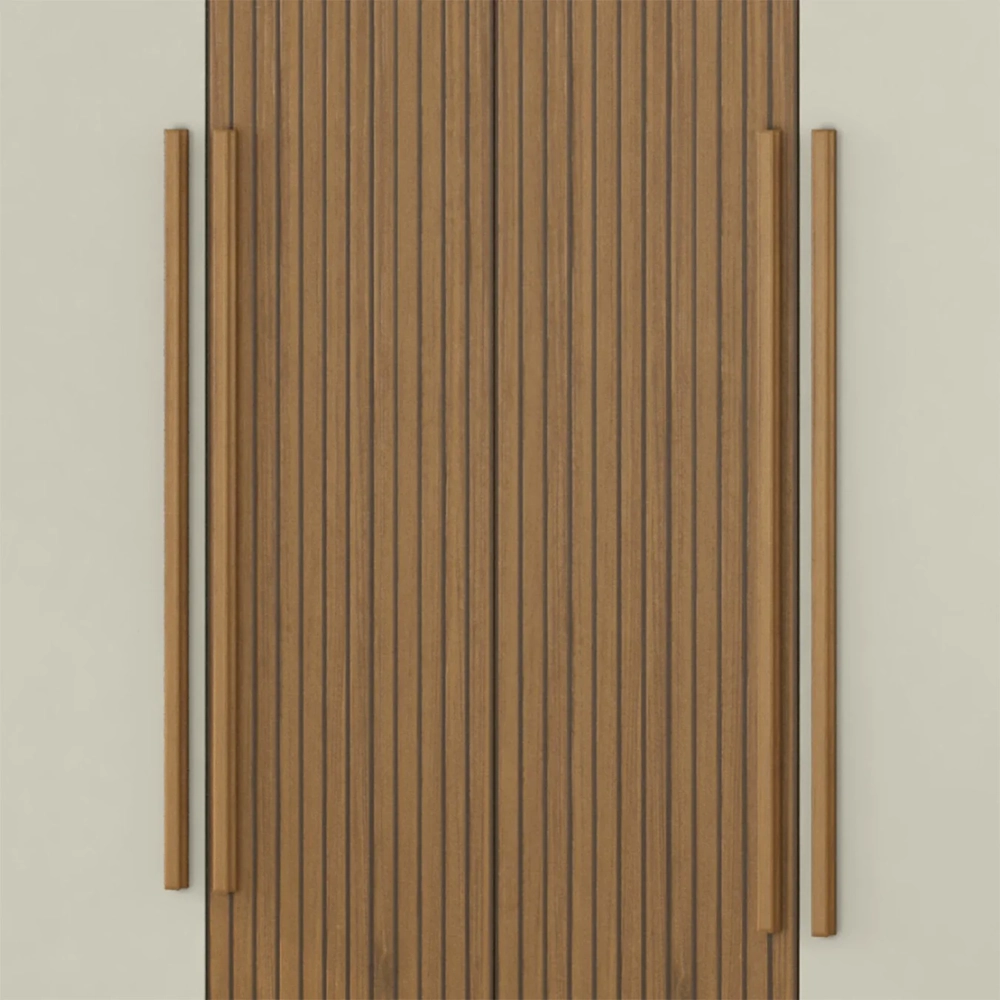 Guarda Roupa Solteiro 154cm 4 Portas Raiz Atacama/Areia A15 - Mpozenato 