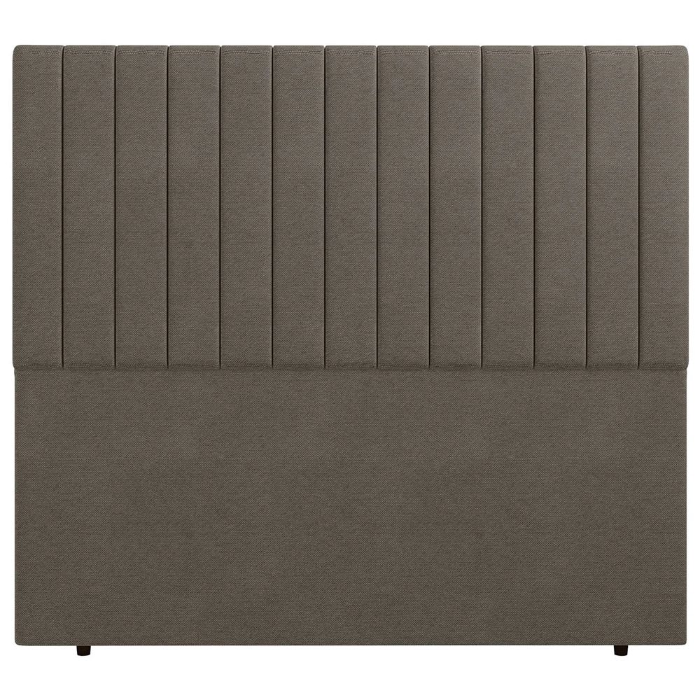 Cabeceira Cama Box King 193cm Estofada Plutus Linho Mescla Z04 - Mpozenato