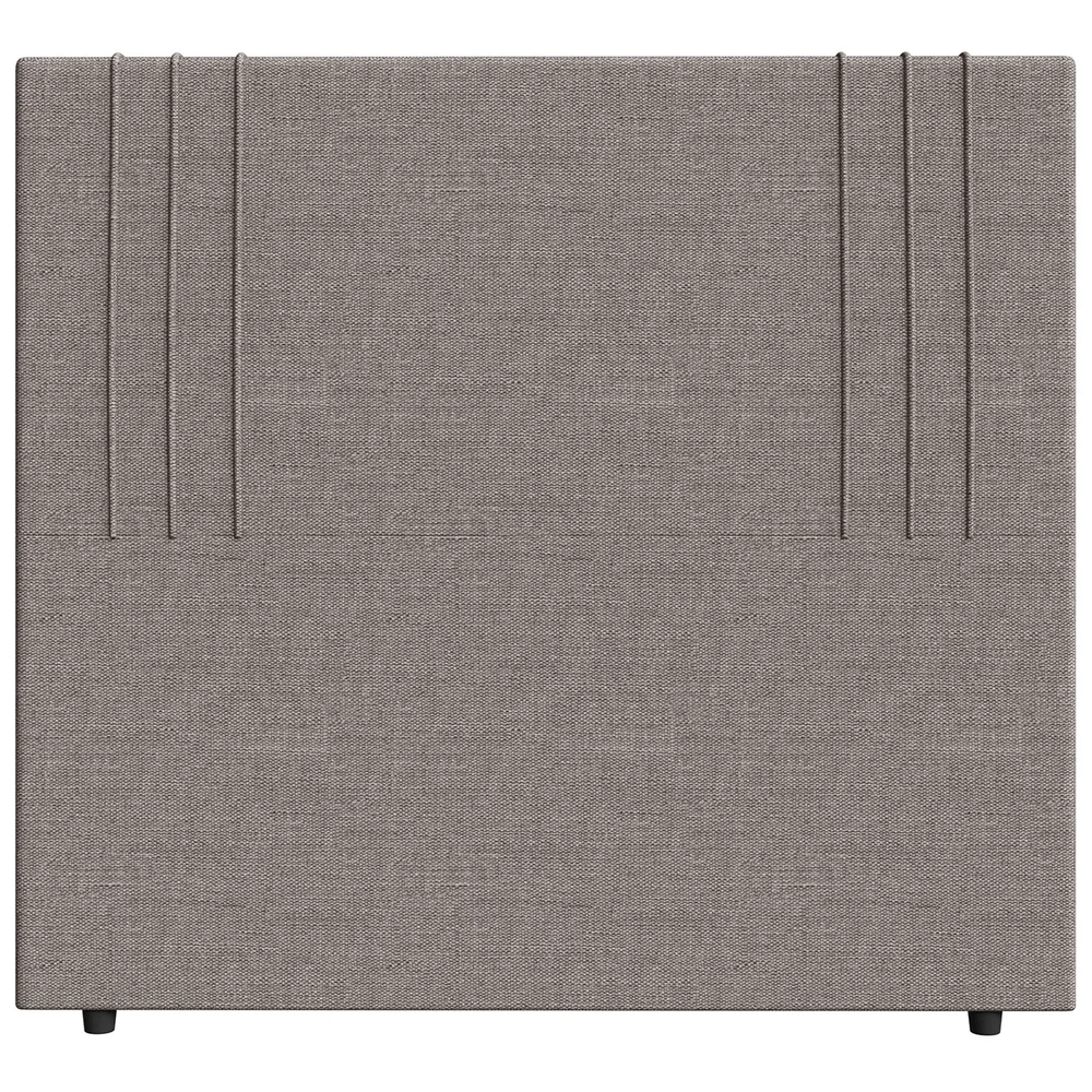 Cabeceira Cama Box Casal 140cm Estofada Rama Linho Neutro Z04 - Mpozenato