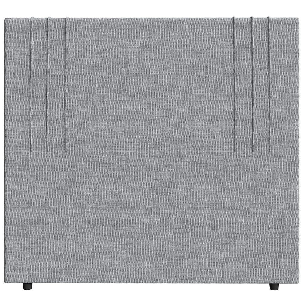 Cabeceira Cama Box Casal 140cm Estofada Rama Linho Prata Z04 - Mpozenato