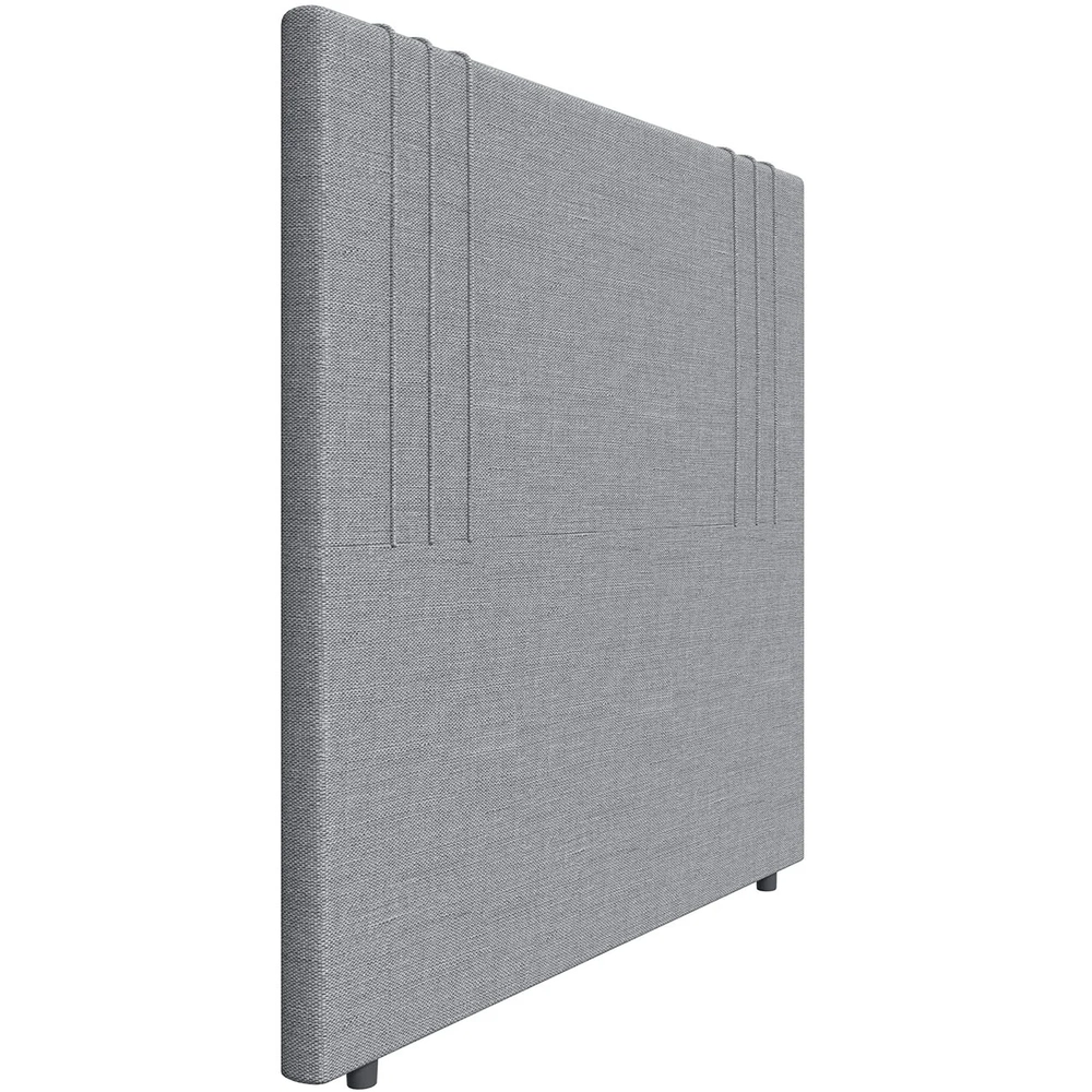 Cabeceira Cama Box Queen 160cm Estofada Rama Linho Prata Z04 - Mpozenato