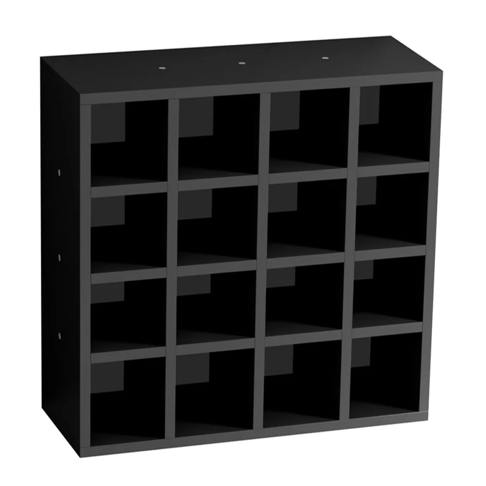 Nicho Decorativo Porta Toalha Para Salão Preto  - AJL Móveis