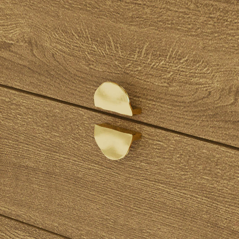 Cômoda Para Quarto 93cm Com Espelho Nara Nature V02 - Mpozenato