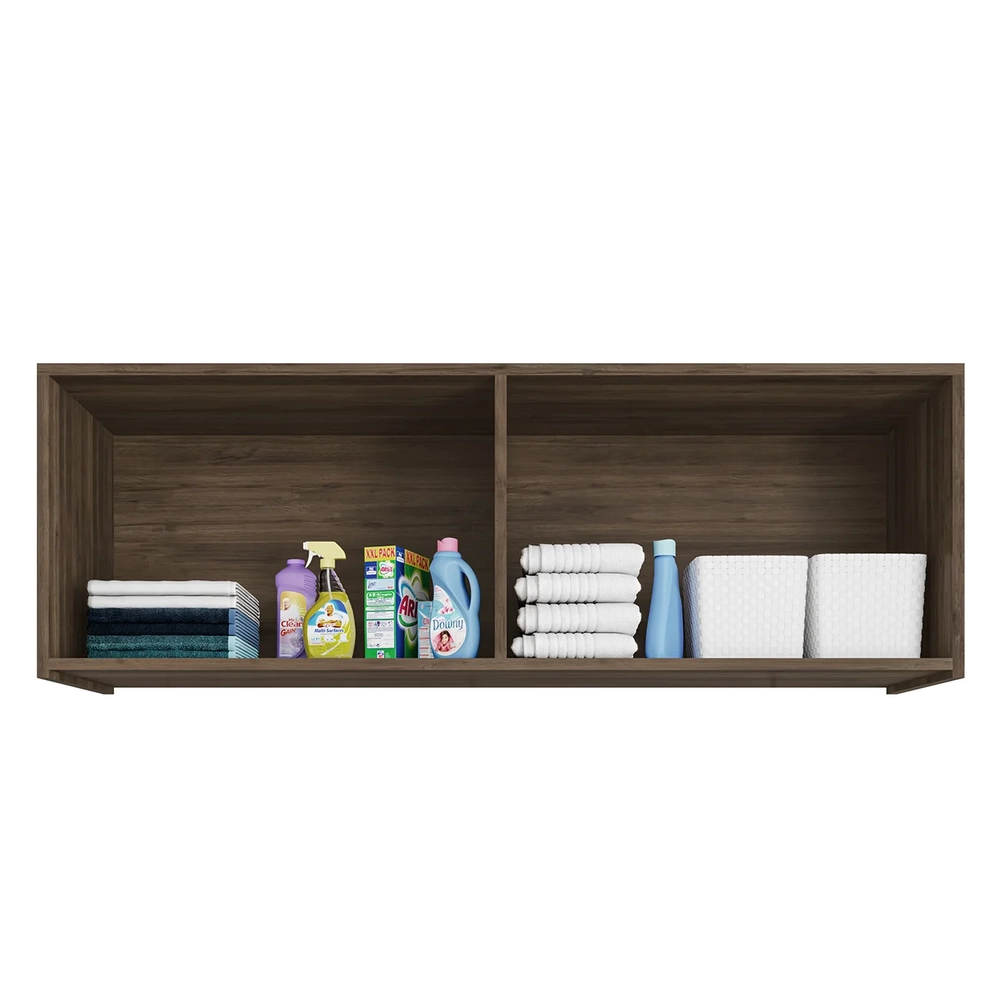 Armário Aéreo Multiuso Lavanderia 118cm Monna Freijó Z34  - Mpozenato