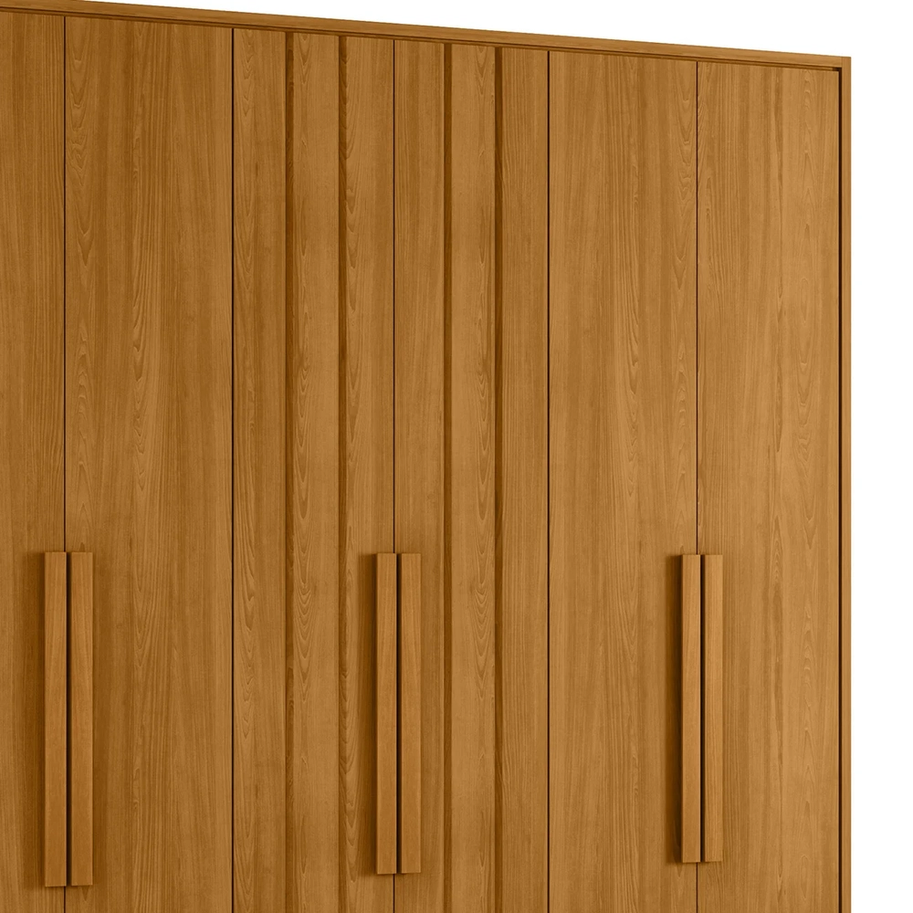 Guarda Roupa Casal 230cm Com 6 Portas Barok Cinamomo Z10    - Mpozenato
