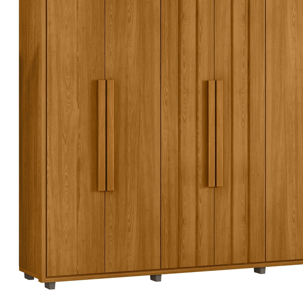 Guarda Roupa Casal 230cm Com 6 Portas Barok Cinamomo Z10    - Mpozenato