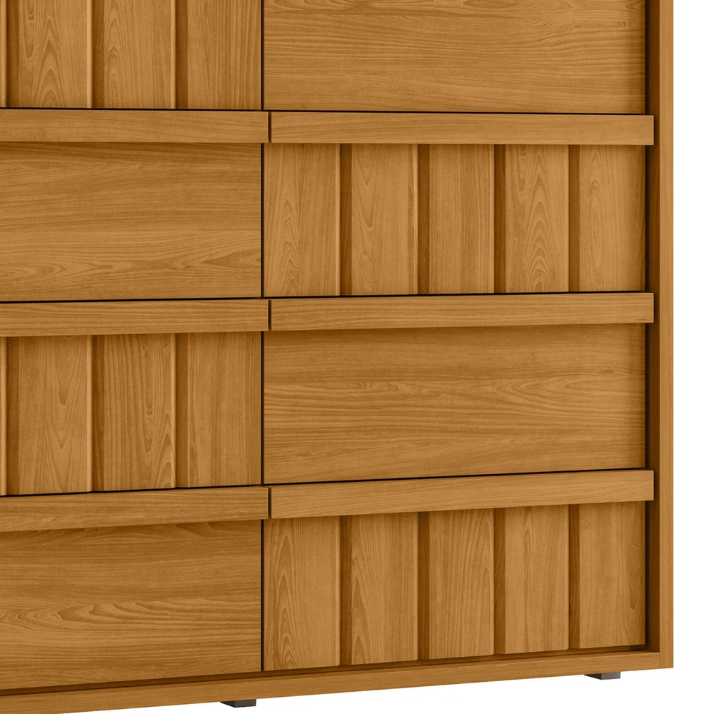 Cômoda Para Quarto Com 8 Gavetas 136cm Avila Cinamomo Z10   - Mpozenato