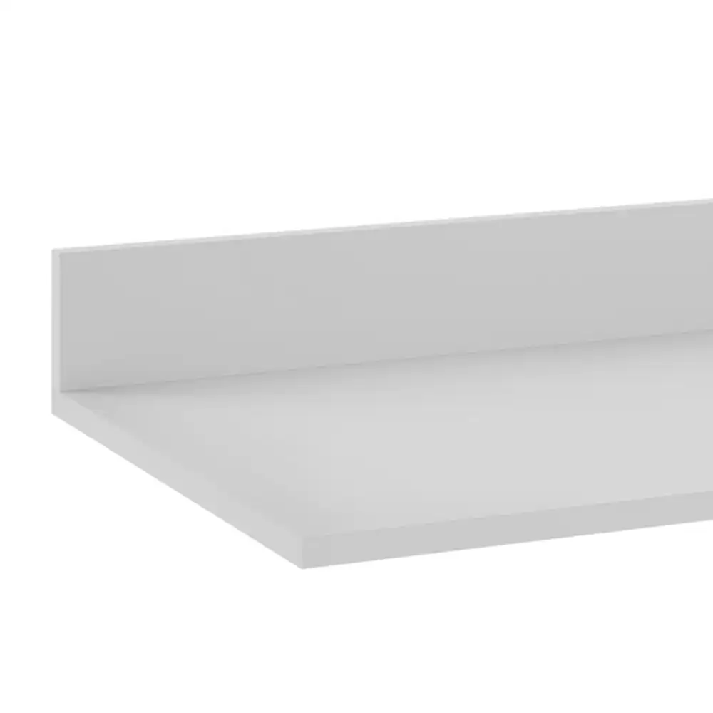 Balcão Gabinete 180cm com Tampo Dallas Branco/Preto - Lumil