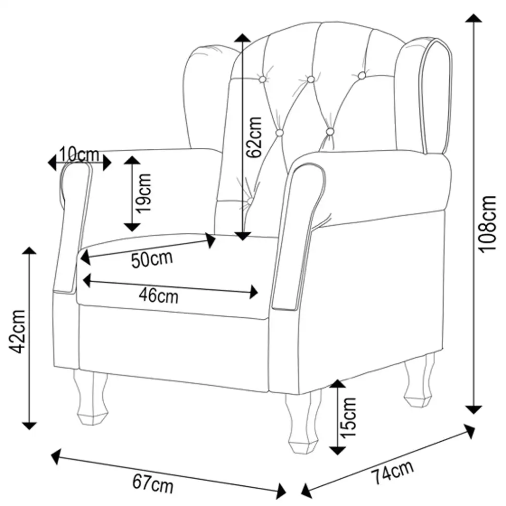Poltrona de Amamentação Pés Madeira e Puff Lucy Z39  Veludo Rosê - Mpozenato
