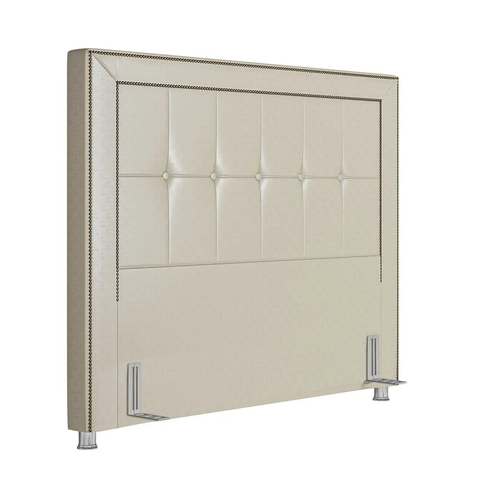 Cabeceira Cama Box Casal Queen 160cm Paolla Z37 Facto Pérola - Mpozenato