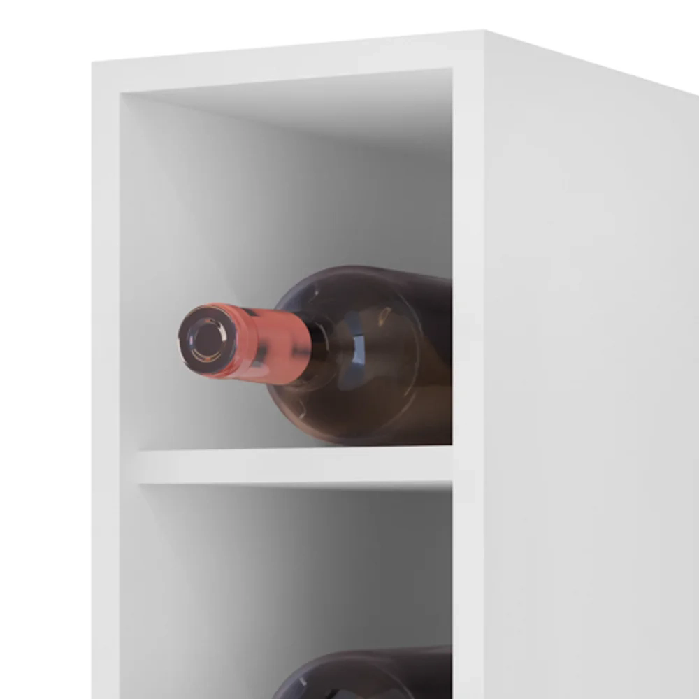 Nicho Aéreo Adega Vertical 20cm Riad Branco - Lumil