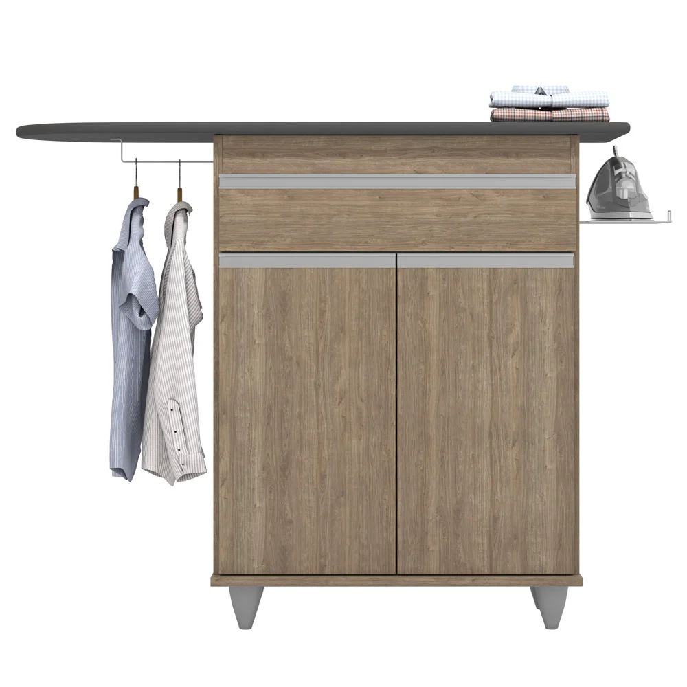 Tábua de Passar Com Balcão 2 Portas 1 Gaveta Larissa Castanho - Lumil