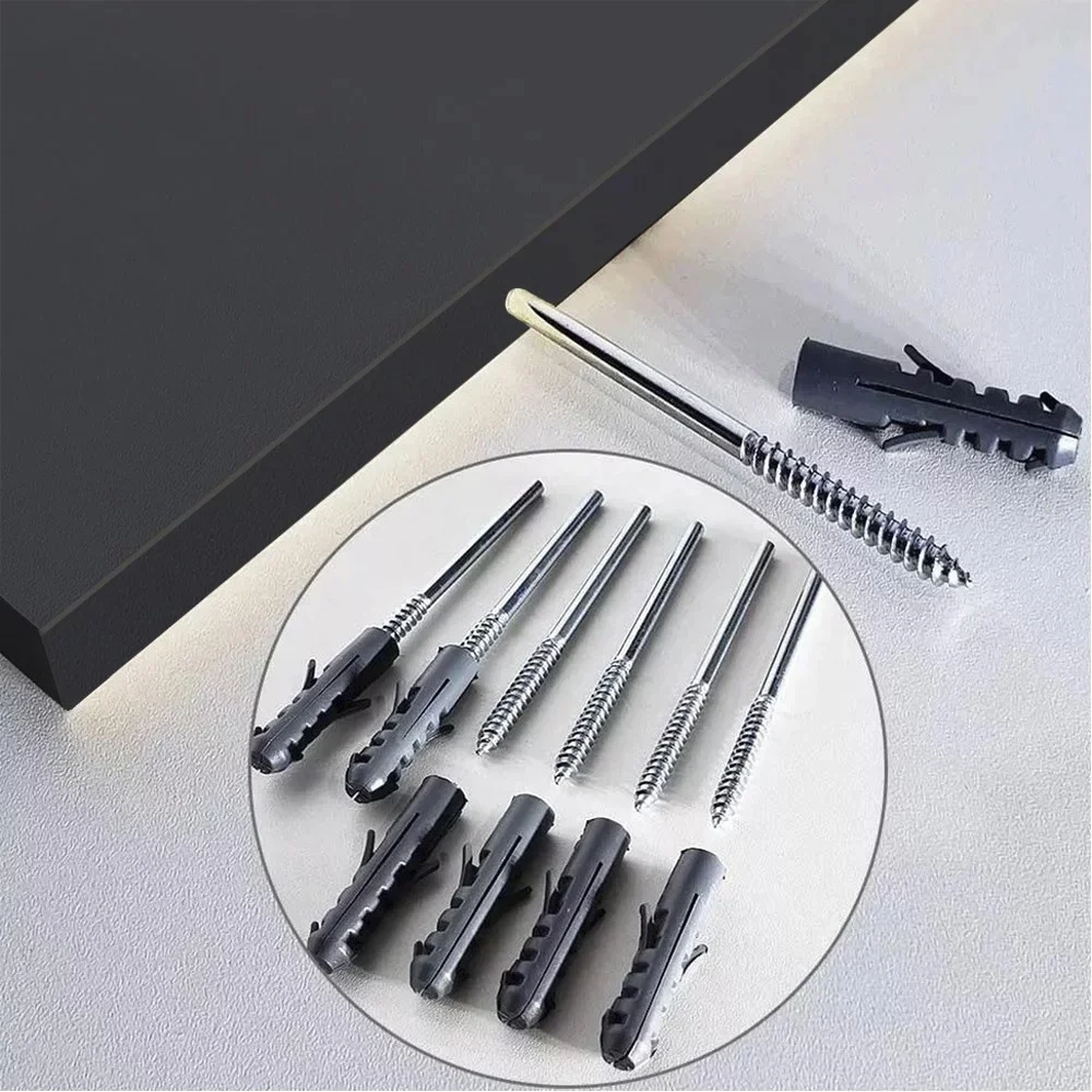 Prateleira Flutuante Para Sala com Suporte Invisível 91x20cm Yara Preto - Lumil