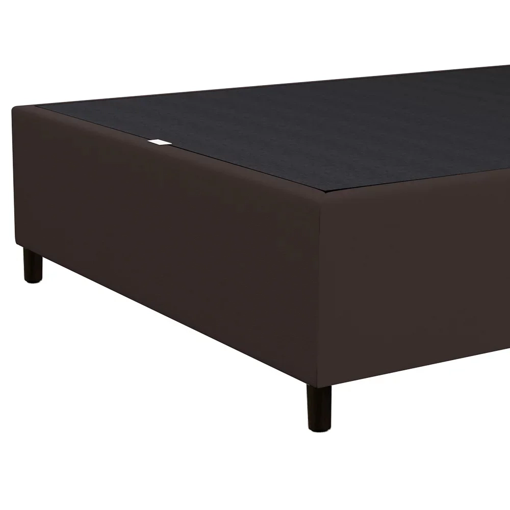 Base para Cama Box Casal 138x188cm Hit Z04 Sintético Marrom - Mpozenato