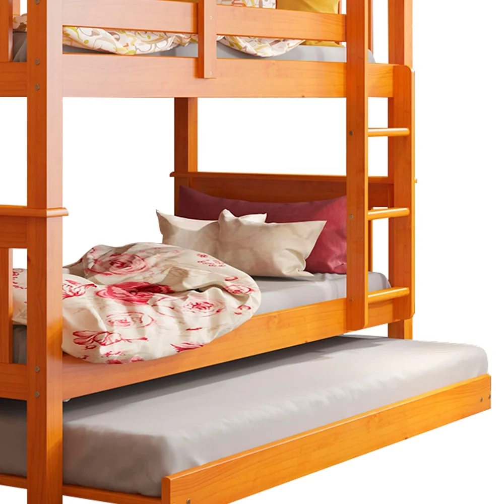 Treliche Solteiro Juvenil com Escada Fixa Bliss Z40 Mel Acetinado - Mpozenato