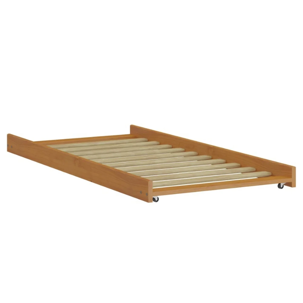 Treliche Solteiro Juvenil com Escada Fixa Bliss Z40 Mel Acetinado - Mpozenato