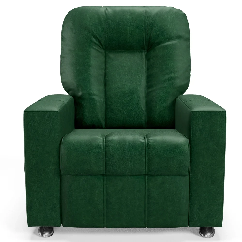 Poltrona do Papai Reclinável Para Cinema Praddo FH9 PU Verde - Mpozenato
