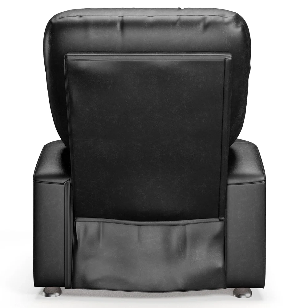 Poltrona do Papai Reclinável Para Cinema Praddo FH9 PU Preto Brilho - Mpozenato