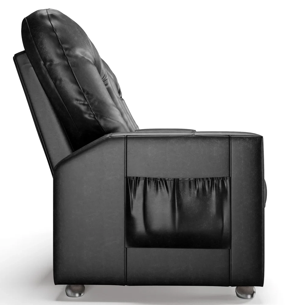 Poltrona Reclinável Para Cinema 2 Lugares Praddo FH9 PU Preto Brilho - Mpozenato