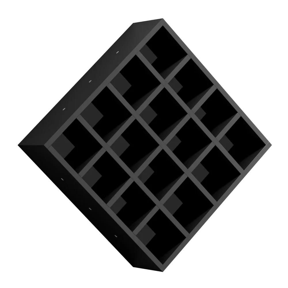 Nicho Decorativo Porta Toalha Para Salão Preto  - AJL Móveis