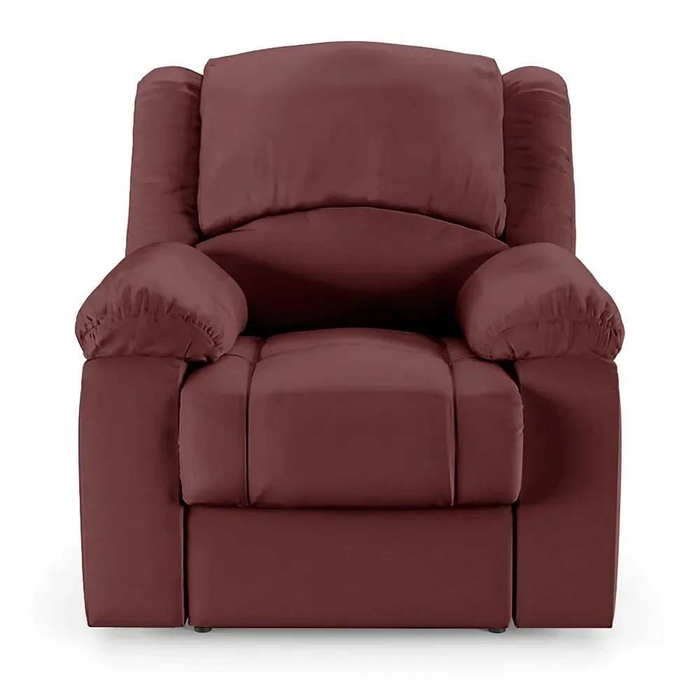 Poltrona do Papai Reclinável Pietra Power Elétrica FH9 PU Vermelho - Mpozenato
