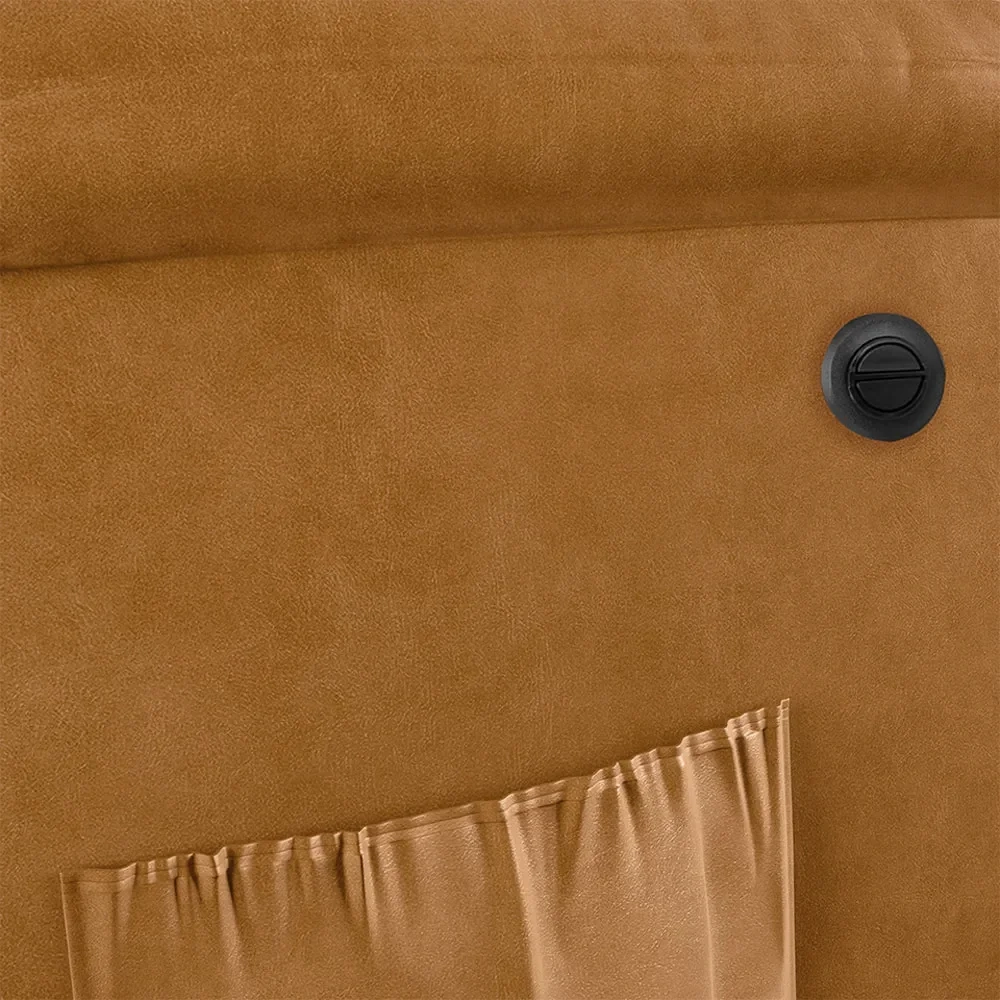 Poltrona do Papai Reclinável Pietra Power Elétrica FH9 PU Whisky - Mpozenato