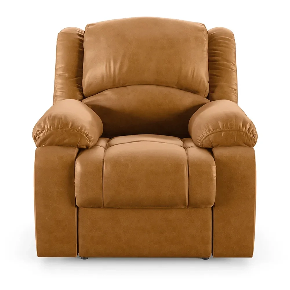 Poltrona do Papai Reclinável Pietra Power Elétrica FH9 PU Whisky - Mpozenato