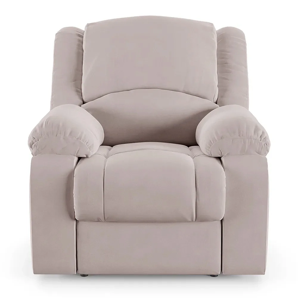 Poltrona do Papai Reclinável Pietra Power Elétrica FH9 Veludo Rosê - Mpozenato
