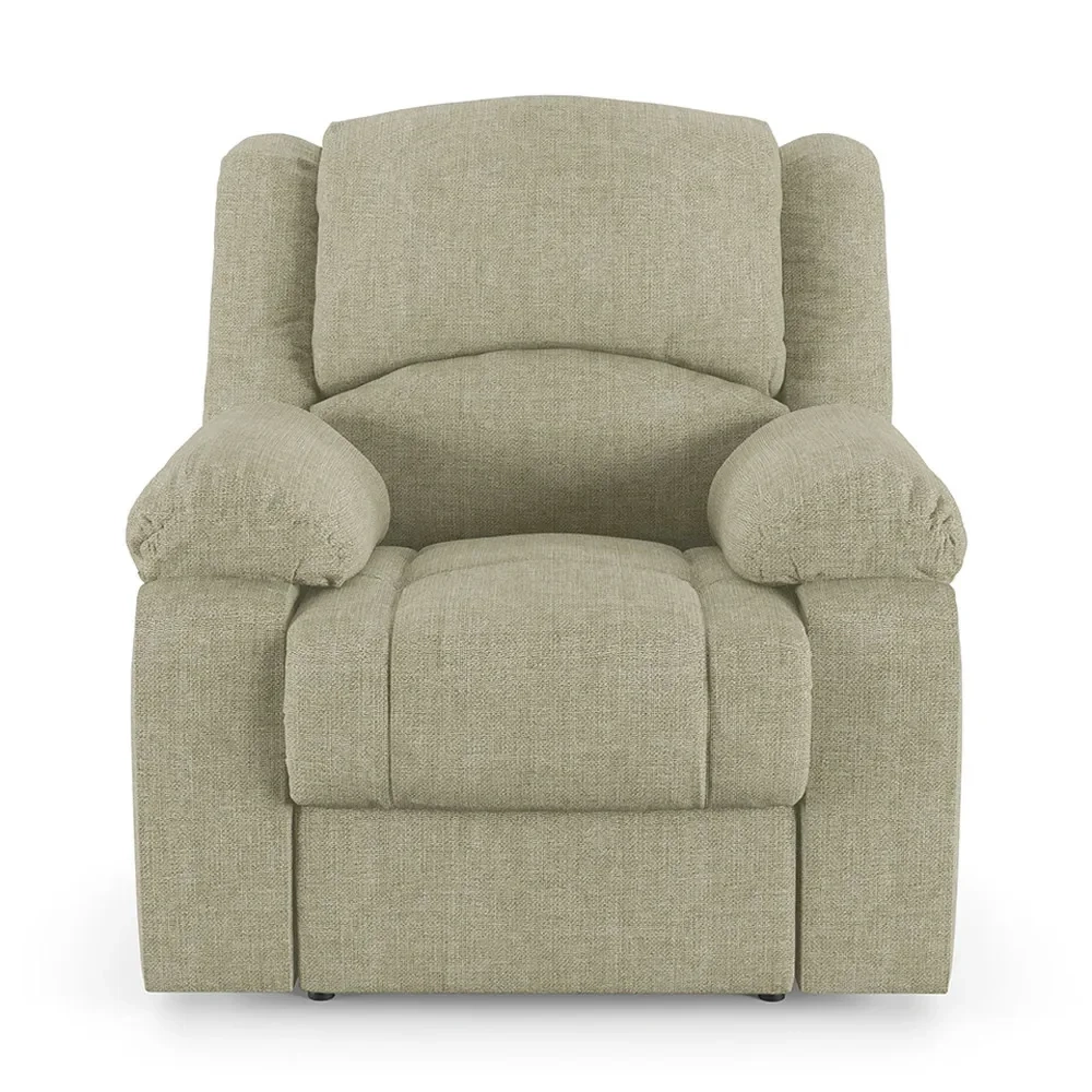 Poltrona do Papai Reclinável Pietra Power Elétrica USB FH9 Linho Bege - Mpozenato