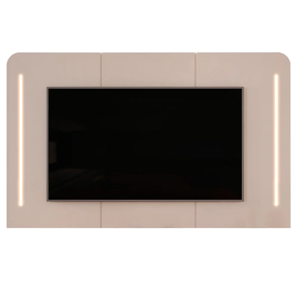 Painel Para TV Suspenso 75 Pol 218cm World D04 Off White - Mpozenato