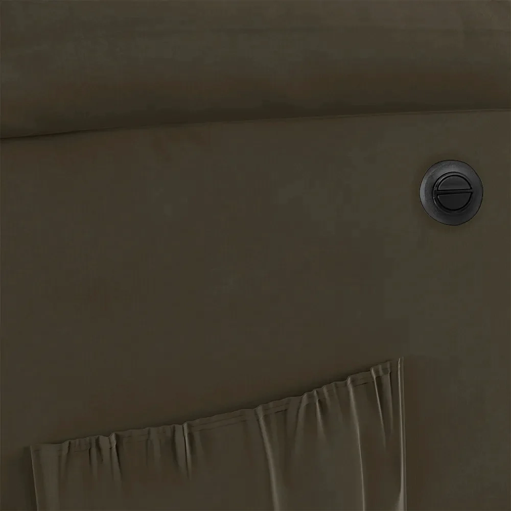 Poltrona do Papai Reclinável Pietra Power Elétrica USB FH9 Veludo Capuccino - Mpozenato